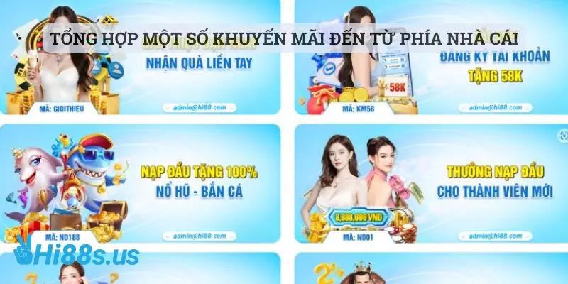 Tổng hợp một số khuyến mãi đến từ phía nhà cái chất lượng